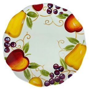 Home Trends Bella Fruit 11" Dinner Plate Discontinued 2008 - 09 Replacement